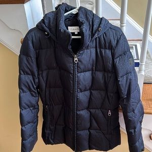 Women’s Calvin Klein coat with hood size XL